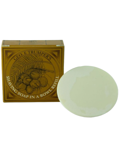 Geo. F. Trumper Coconut Shaving Soap Sapone Da Barba Ricarica 80 Gr