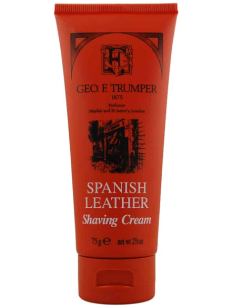 Geo. F. Trumper Spanish Leather Shaving Cream Crema Da Barba 75 Gr