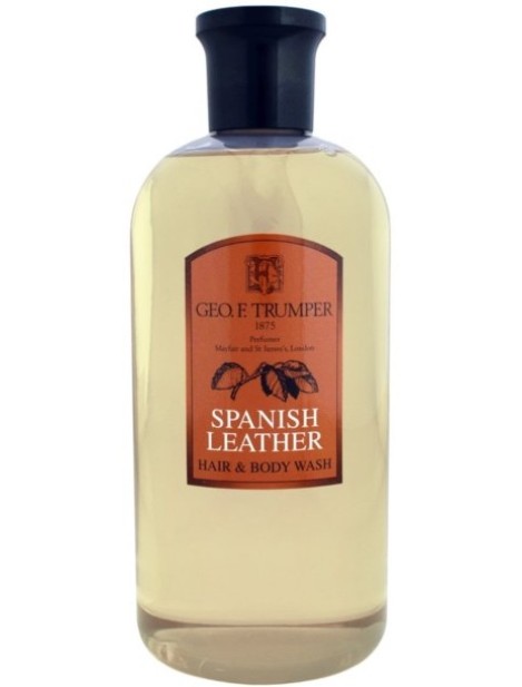 Geo. F. Trumper Spanish Leather Hair & Body Wash Detergente Per Capelli E Corpo 200 Ml