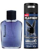 Playboy King Of The Game + Deodorante Cofanetto Uomo - 2pz
