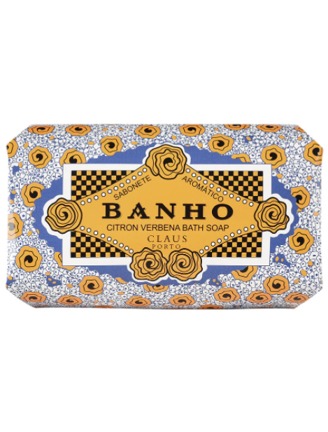Claus Porto Banho Citron Verbena Bath Soap Sapone Solido 150 Gr