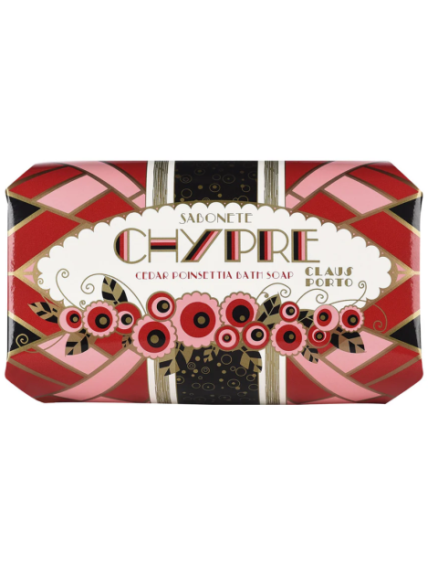 Claus Porto Chypre Cedar Poinsettia Bath Soap Sapone Solido 50 Gr Claus Porto Chypre Cedar Poinsettia Bath Soap Sapone Solido 50 Gr