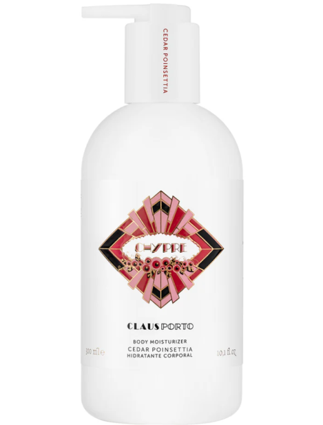 Claus Porto Chypre Cedar Poinsettia Crema Corpo Idratante 300 Ml