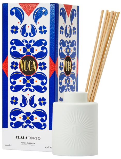 Claus Porto Voga Acacia Tuberose Diffuser Diffusore Profumo 100 Ml + Ricarica 100 Ml