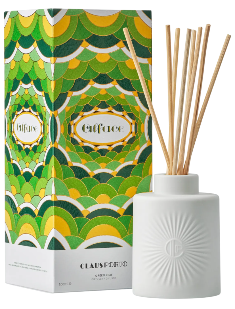Claus Porto Alface Green Leaf Diffuser Diffusore Profumo 100 Ml + Ricarica 100 Ml Claus Porto Alface Green Leaf Diffuser Diffusore Profumo 100 Ml + Ricarica 100 Ml