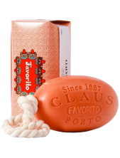 Claus Porto Favorito Red Poppy Sapone Profumato Con Corda 350 Gr