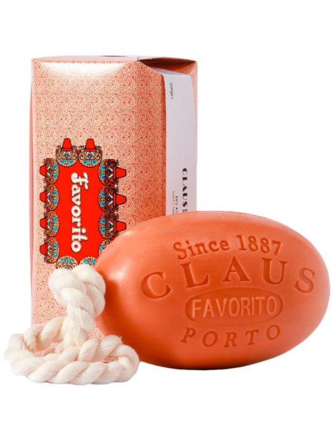 Claus Porto Favorito Red Poppy Sapone Profumato Con Corda 350 Gr