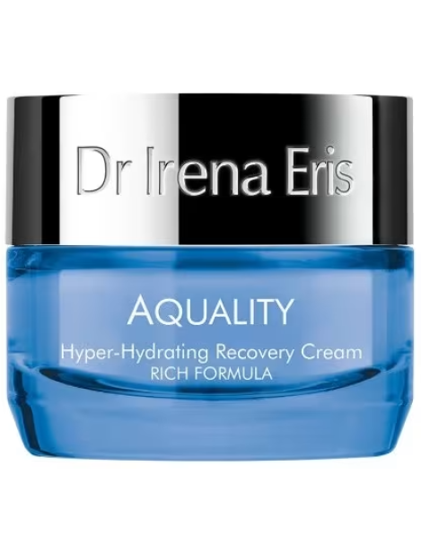 Dr Irena Eris Aquality Hyper-Hydrating Recovery Cream Rich Formula Crema Viso Idratante 50 Ml