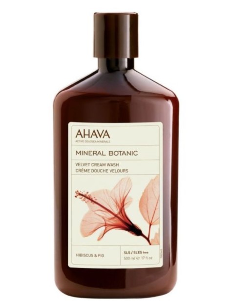 Ahava Mineral Botanic Velvet Cream Wash Hibiscus 500Ml