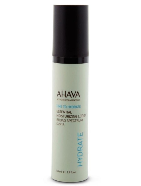 Ahava Time To Hydrate Essential Moisturizer Lotion Broad Spectrum Spf15 50Ml