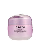 Shiseido White Lucent Overnight Cream & Mask 75ml Donna