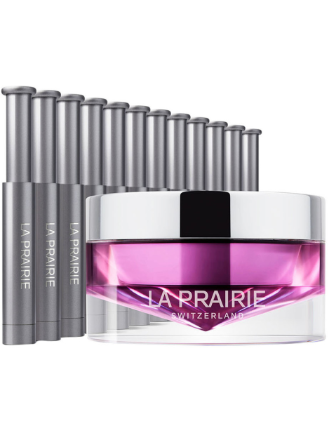 La Prairie Platinum Rare Haute-Rejuvenation Mask – Trattamento Notturno Ringiovanente In Due Fasi 20 Ml + 12 Fiali X 0,7 Ml