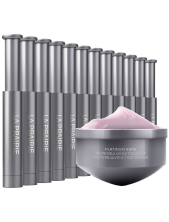 La Prairie Platinum Rare Haute-rejuvenation Mask Maschera Notte Ricarica 20 Ml + Siero Concentrato 12 Fiale Da 0,7 Ml