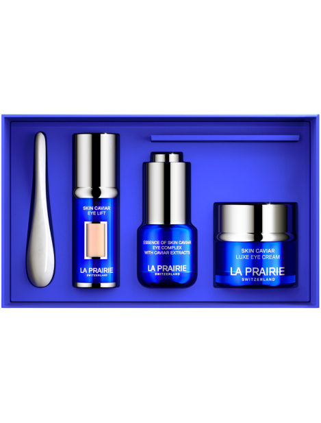 La Prairie Cofanetto Skin Caviar The Eye Wonders Skin Caviar Eye Complex 15 Ml + Skin Caviar Eye Lift 5 Ml + Skin Caviar Luxe Eye Cream 20 Ml + Skin Caviar Eye Rescuplting Tool