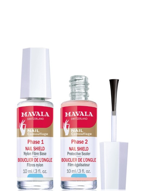 Mavala Nail Shield Set Ricostruzione Di Unghie Sottili E Fragili - 2 X 10 Ml