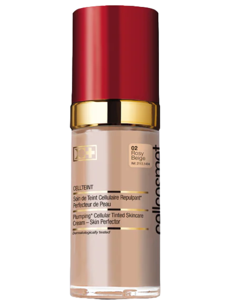 Cellcosmet Cellteint Plimping Cellular Tinted Skincare Cream Crema Viso Colorata Antirughe - 02 Rosy Beige