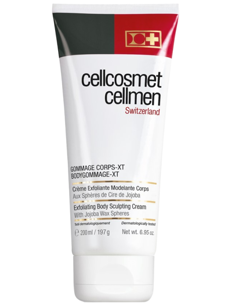 Cellcosmet Cellmen Bodygommage-Xt Exfoliating Body Sculpting Cream Crema Esfoliante Corpo Uomo 200 Ml