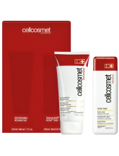 Cellcosmet Cofanetto Activator Gel Gel Detergente Viso 200 Ml + Active Tonic Tonico Viso 250 Ml