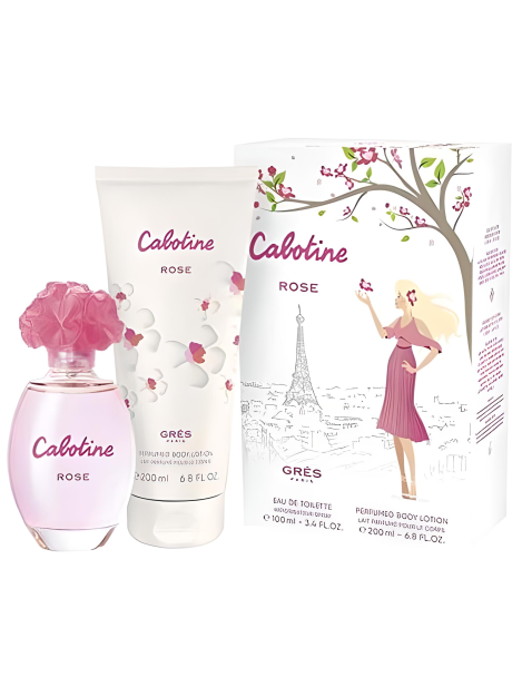 Cabotine Cofanetto Rose Eau De Toilette Donna 100 Ml + Body Lotion 200 Ml