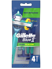 Gillette Blue Ii Rasoio Plus Slalom Usa&getta - 4pz