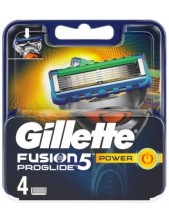 Gillette Fusion 5 Proglide Power Lame Di Ricambio 4 Pezzi