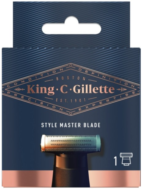 Gillette King C. Lamette Di Ricambio Per Rasoio Elettrico Regolabarba Style Master
