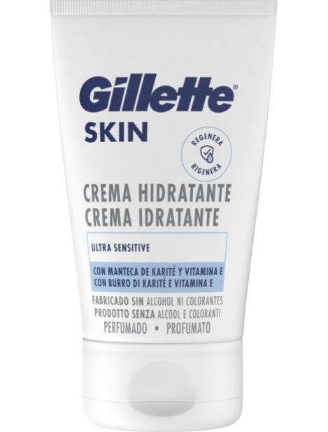 Gillette Skin Crema Idratante Ultra Sensitive - 100Ml