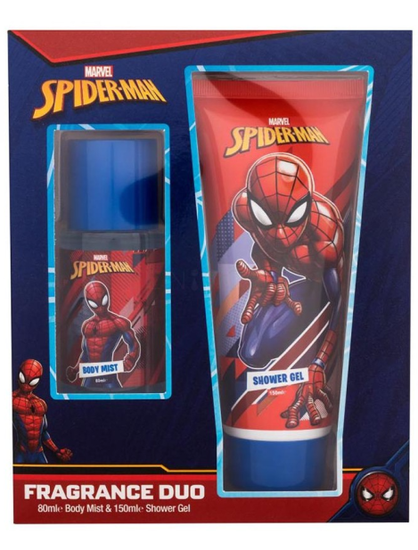 Spider Man Cofanetto Body Mist 80Ml + Gel Doccia 150Ml - 2Pz