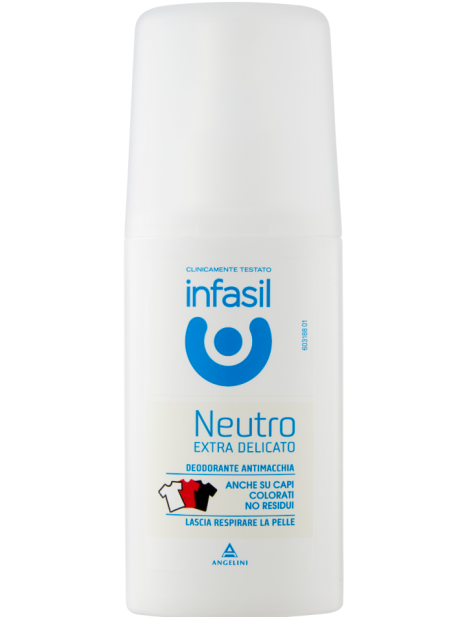 Infasil Neutro Deodorante Spray No Gas Extra Delicato Formula Antimacchia - 70Ml