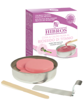 Hibros Cera A Caldo Rosa Al Biossido Di Titanio Con Tegamino - 100 Ml