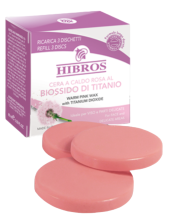 Hibros Cera A Caldo Rosa Al Biossido Di Titanio Dischetti - 3 Dischetti