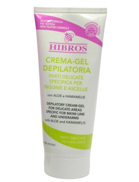 Hibros Crema-Gel Depilatoria Parti Delicate Con Aloe E Hamamelis 100 Ml