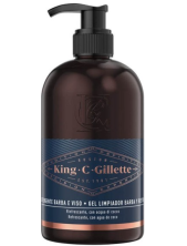 Gillette King C. Detergente Barba E Viso - 350ml