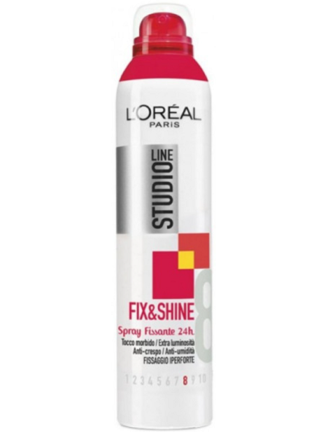 L'oréal Paris Studio Line Fix & Shine Spray Fissante 24H Fissagio Iperforte 250 Ml
