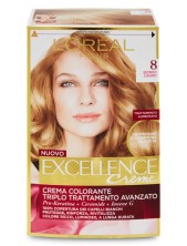 L'oréal Excellence Crema Colorante Triplo Trattamento Avanzato - 8 Biondo Chiaro