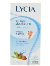 Lycia Strisce Depilatorie Perfect Touch Braccia E Gambe Pelli Normali - 20 Pz