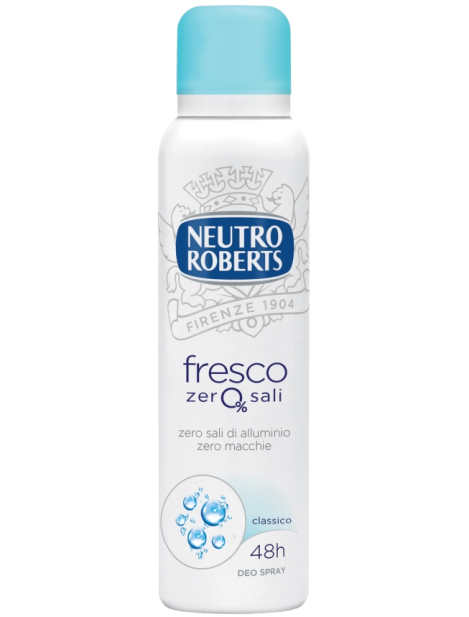 Neutro Roberts Fresco Zer 0% Sali Deodorante Spray 150 Ml