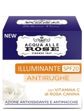 Acqua Alle Rose Illuminante Spf20 Antirughe Con Vitamina C Di Rosa Canina - 50 Ml