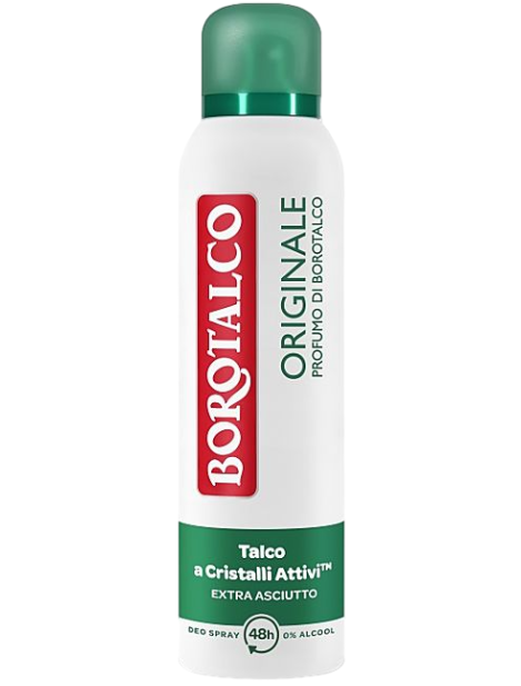 Borotalco Originale Talco A Cristalli Attivi Deodorante Spray 150 Ml