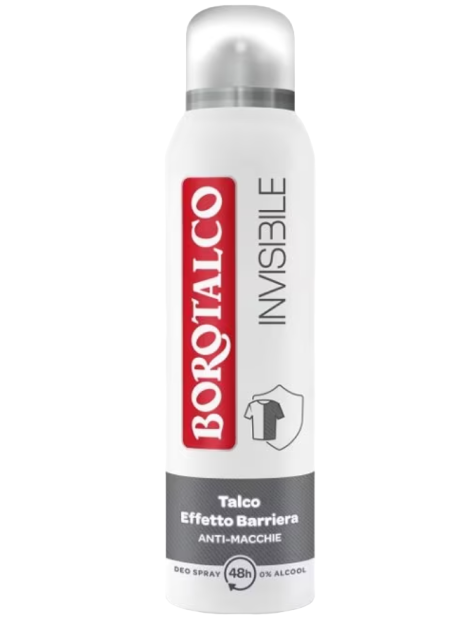 Borotalco Deodorante Spray Invisibile Grigio 48H 150 Ml