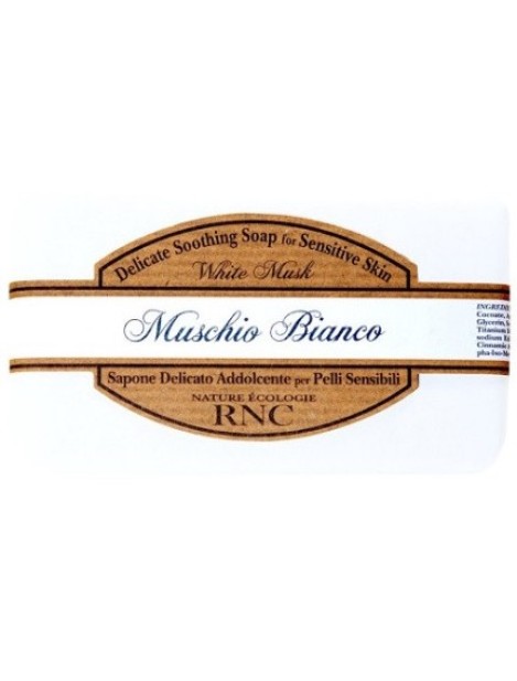 Rnc Muschio Bianco Fito Sapone Delicato Addolcente Pelli Sensibili 150 Gr