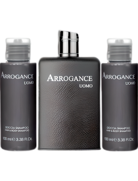 Arrogance Cofanetto Uomo Eau De Toilette 50 Ml + Doccia Shampoo 2 X 100 Ml