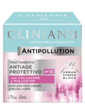 Clinians Antipollution Trattamento Antiage Protettivo Spf15 - 50 Ml