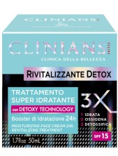 Clinians Rivitalizzante Detox Trattamento Super Idratante Con Detoxy Technology Spf15 - 50 Ml