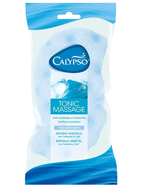 Calypso Tonic Massage Spugna Vegetale Hypoallergenic - 1 Pz