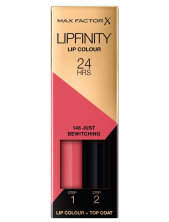 Max Factor Lipfinity Lip Colour 24hrs Rossetto Con Top Coat - 146 Just Bewitching