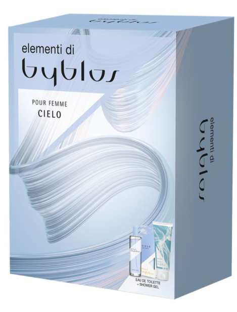 Elementi Di Byblos Cofanetto Cielo Pour Femme – Eau De Toilette 120 Ml + Gel Doccia 200 Ml