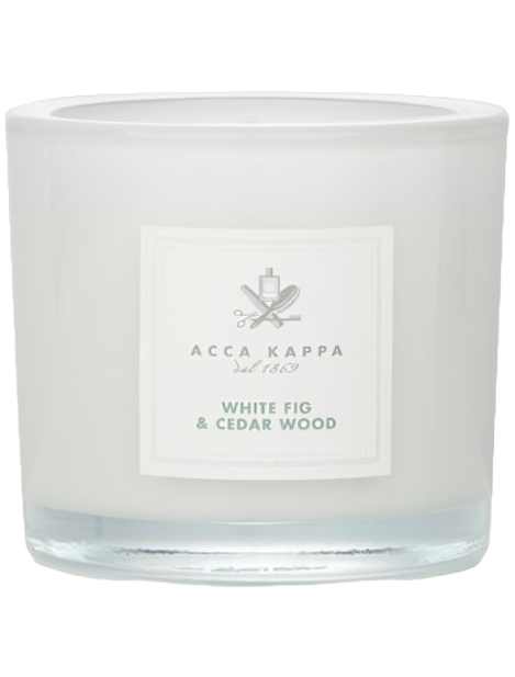 Acca Kappa White Fig & Cedarwood Scented Candle Candela Profumata 180 Gr