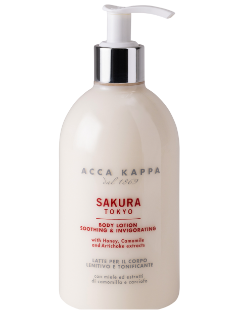 Acca Kappa Sakura Tokyo Soothing & Invigorating Body Lotion Latte Per Il Corpo 300 Ml