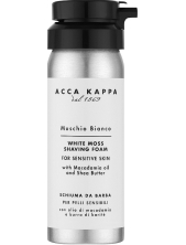 Acca Kappa Muschio Bianco Schiuma Da Barba Per Pelli Sensibili 200 Ml